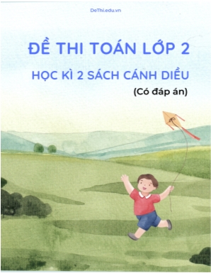Bộ 14 Đề thi Toán Lớp 2 học kì 2 sách Cánh diều (Có đáp án)